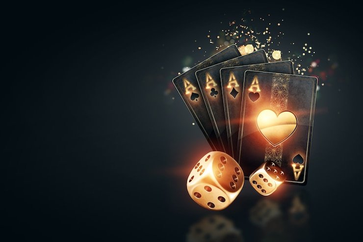 Antarmuka permainan Ceme Online di fusototo dengan meja kartu dan chips virtual